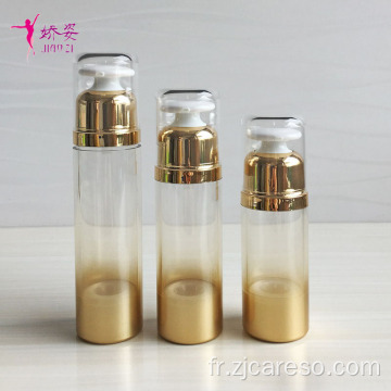 Ensemble de bouteilles de lotion de pompe sans air pour emballages cosmétiques